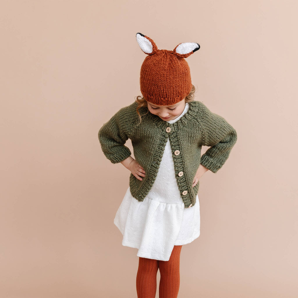 Baby Fox Knitted Hat | Cinnamon