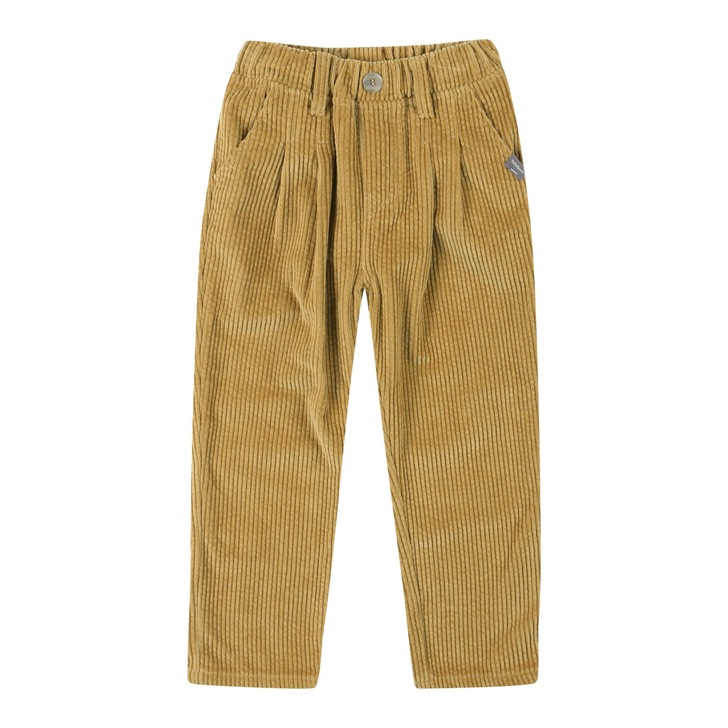 Jeremy Corduroy Pants with Mini Pocket | Mustard