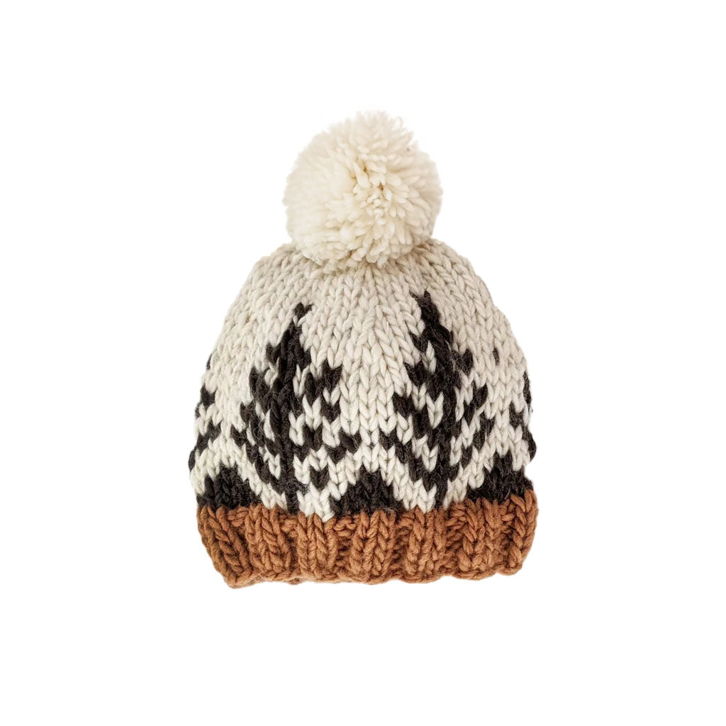 Baby Knit Beanie Hat | Forest Cream