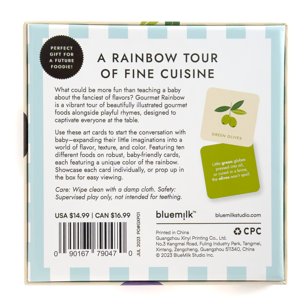 Gourmet Rainbow Art Cards