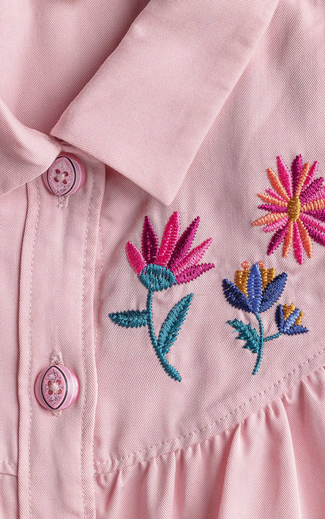 Girls Growing Garden Top | Pink Nectar
