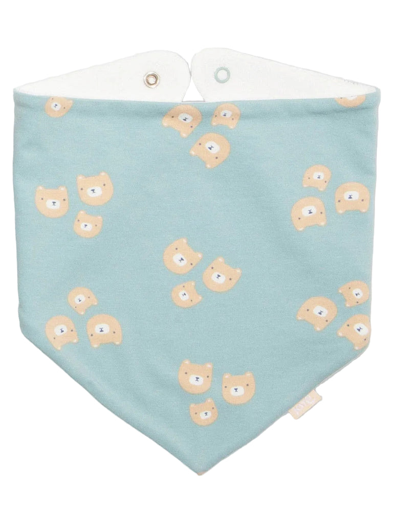 Baby Three Bears Bib | Light Blue