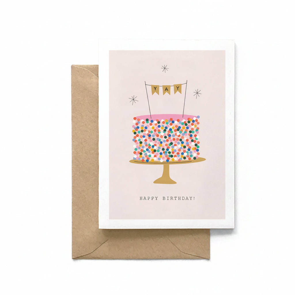Happy Birthday Sprinkle Cake | Card