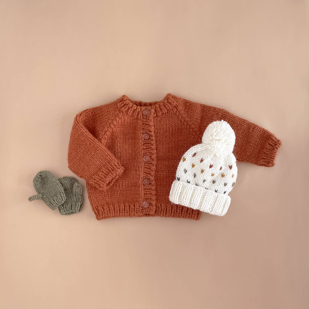 Baby Cardigan Sweater | Cinnamon