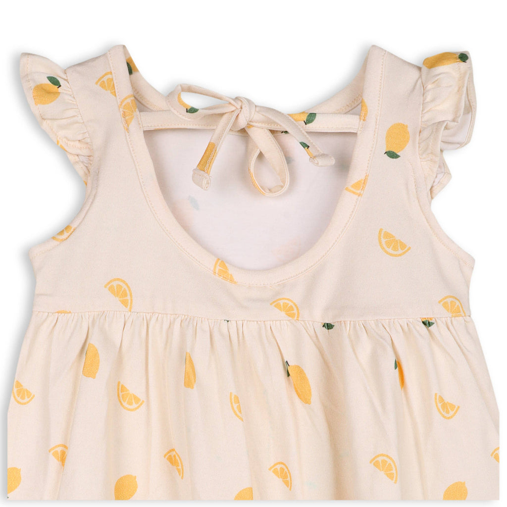 Baby Lemon Baby Dress + Bloomer | Cream