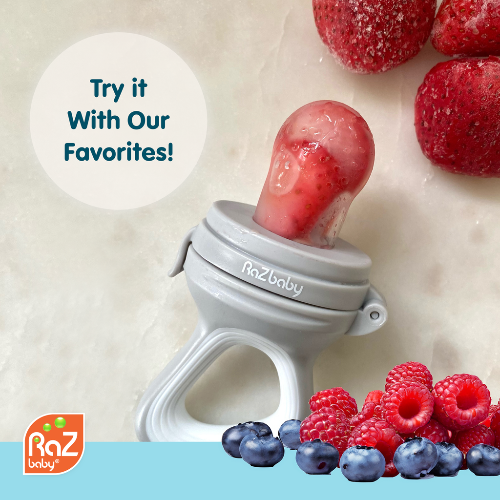 Fruit Feeder & Teether | Gray