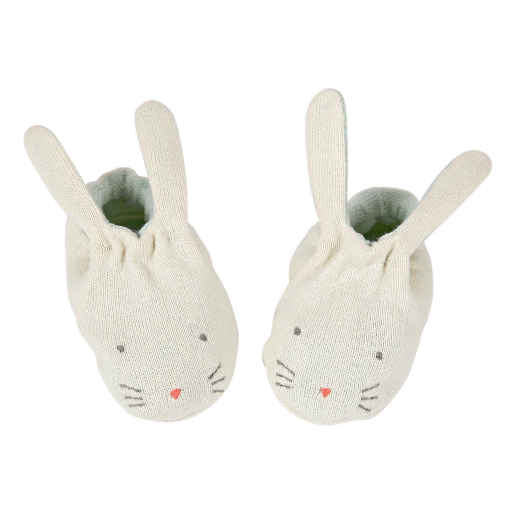 Baby Bunny Booties | Mint