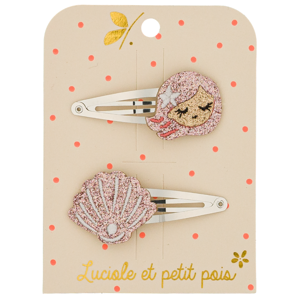 Pearly the Mermaid Hair Clips