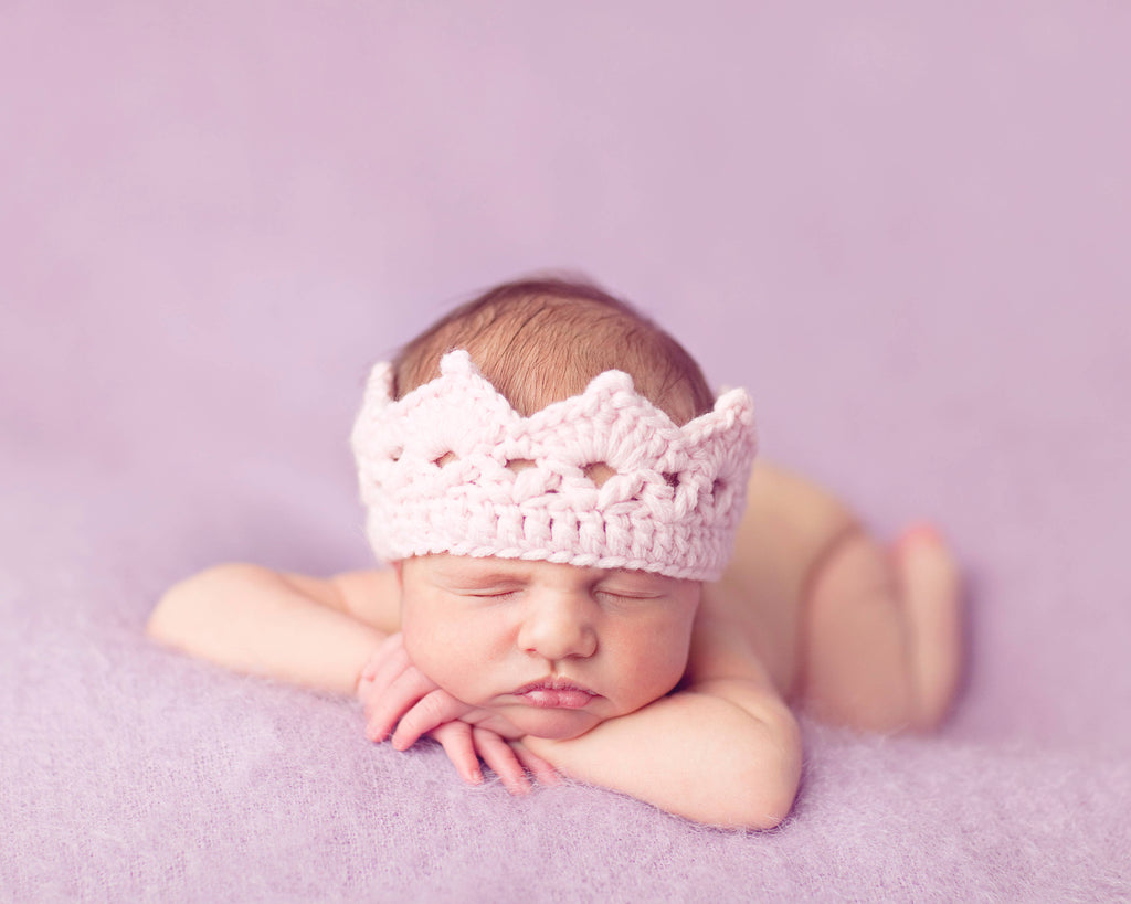 Avery Crown | Crochet Kids & Baby Hat: Off-White