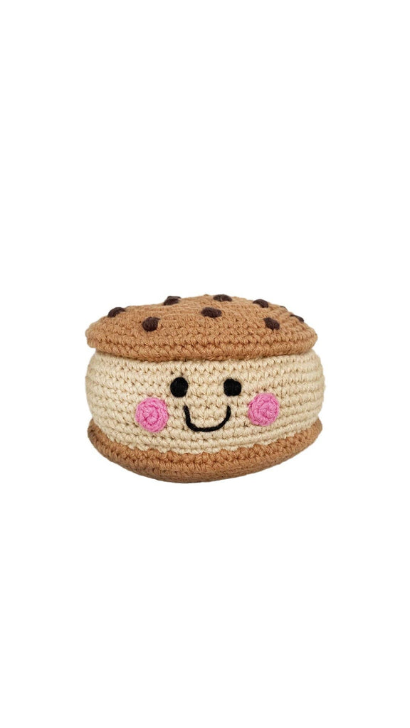 Pretend Play Food Rattle - Ice Cream Cookie Sandwich