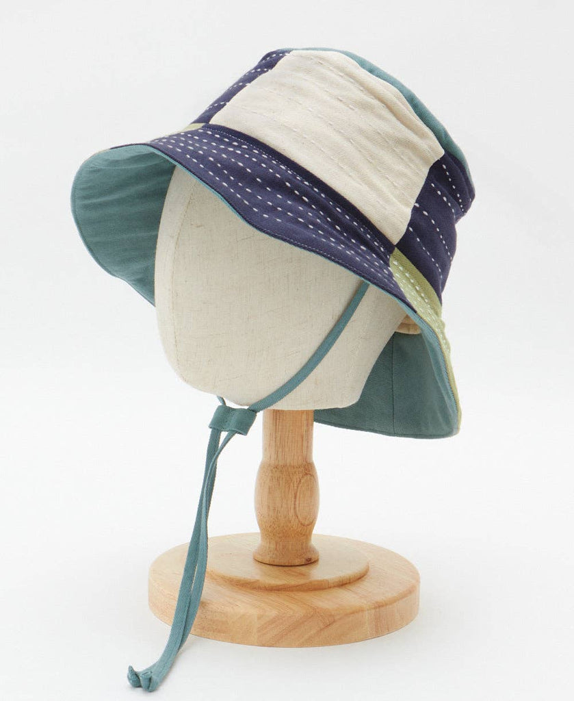 Baby & Checkered Bucket Hat | Sage