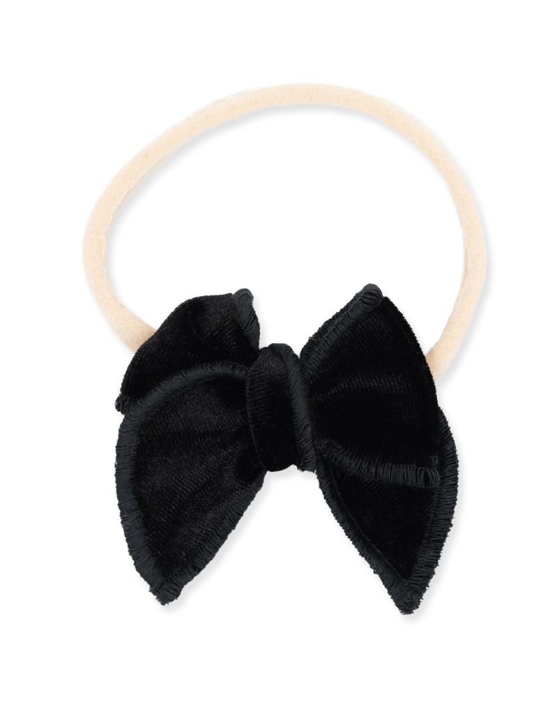 Baby Velvet Headband | Onyx