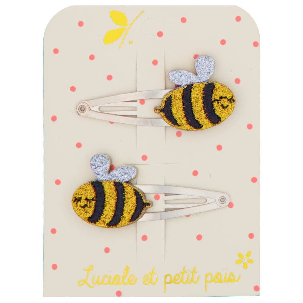 Bee Hair Clips