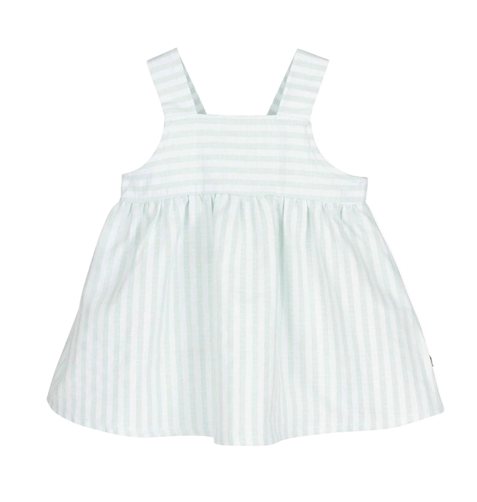 Baby & Girls Stripe Tie-Back Sundress | Mint
