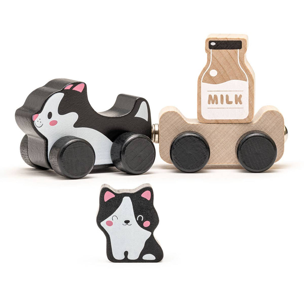 Wooden Clever Кitties Toy Set