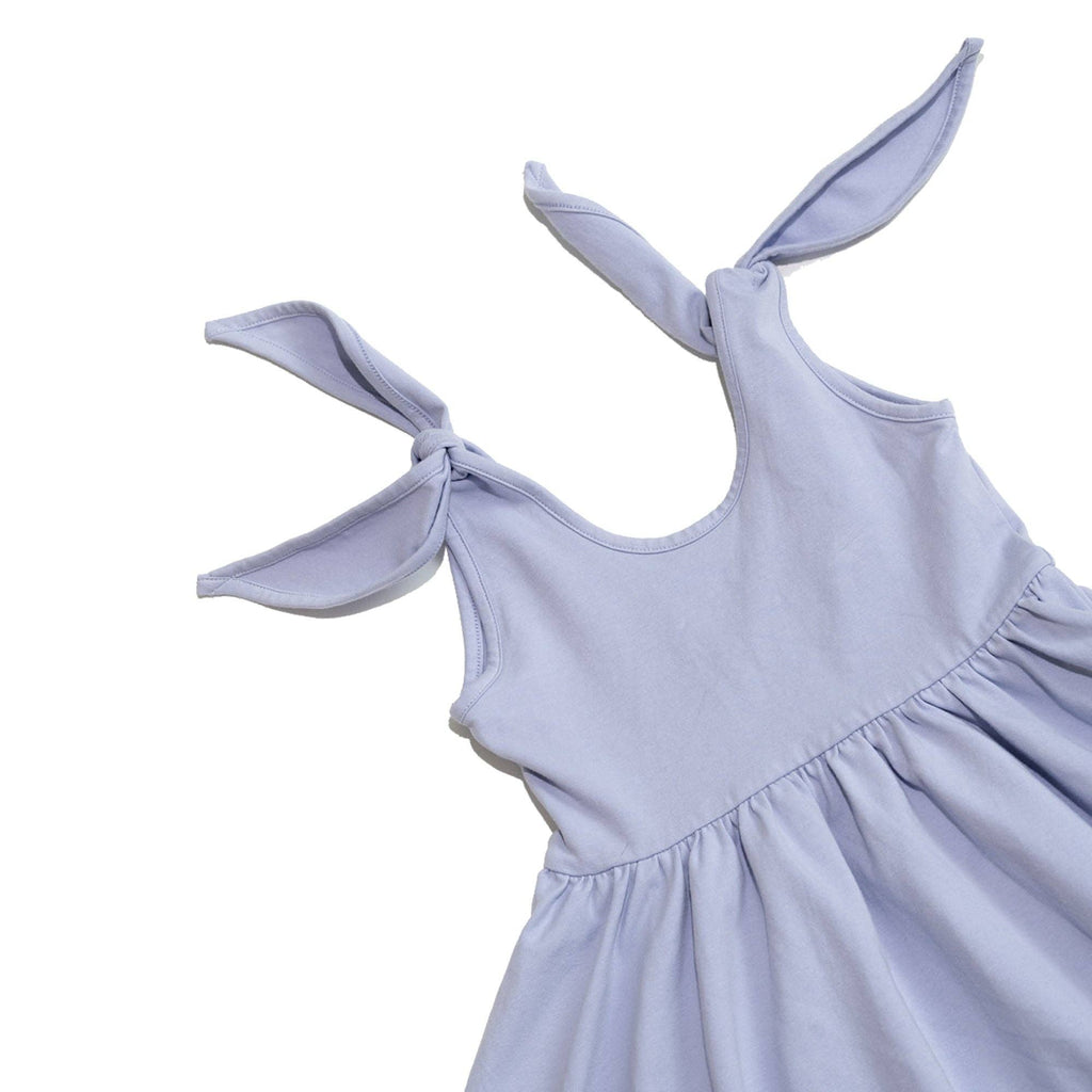 Girls Bow Tank Ballet Dress | Periwinkle
