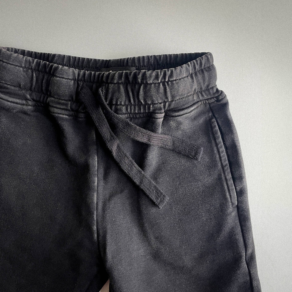 Baby and Kids Acid Wash Joggers | Black