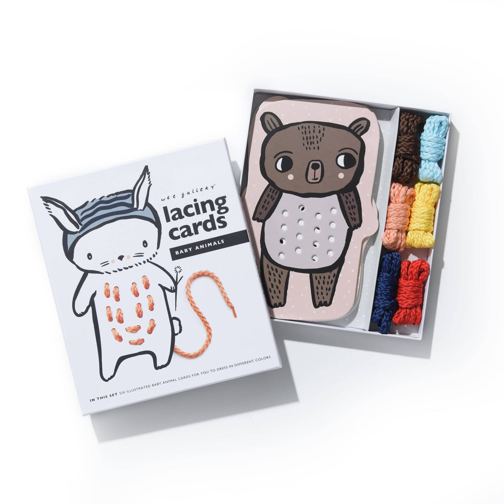 Lacing Cards | Baby Animals