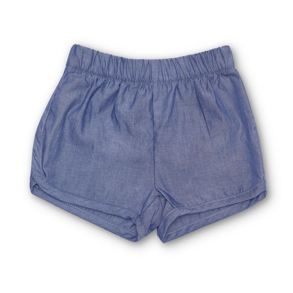 Baby Shorts | Chambray