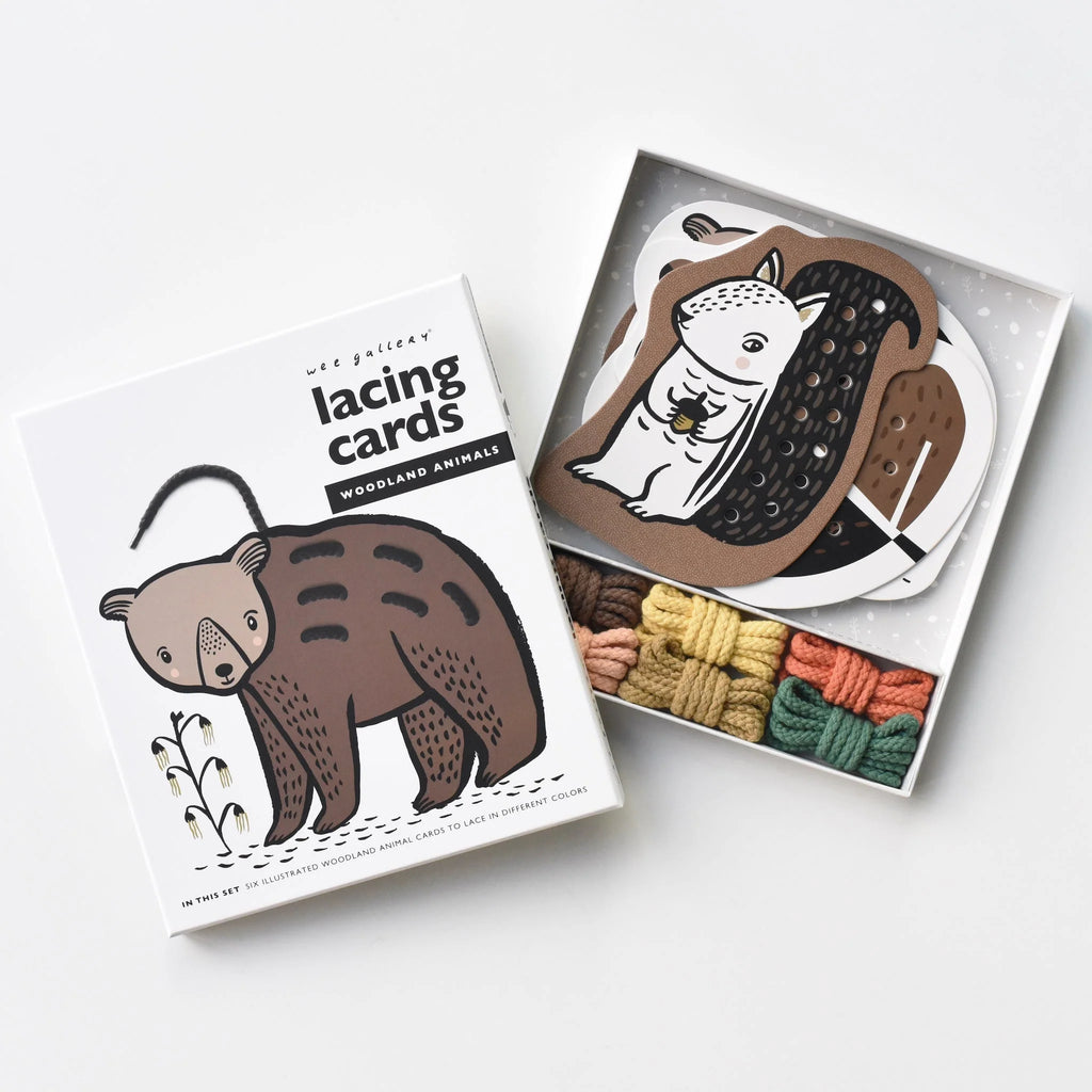 Lacing Cards | Woodland Animals