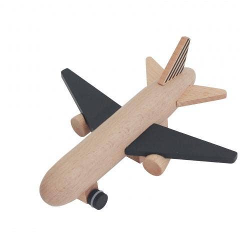 Hikoki Wooden Friction Plane | Natural + Black