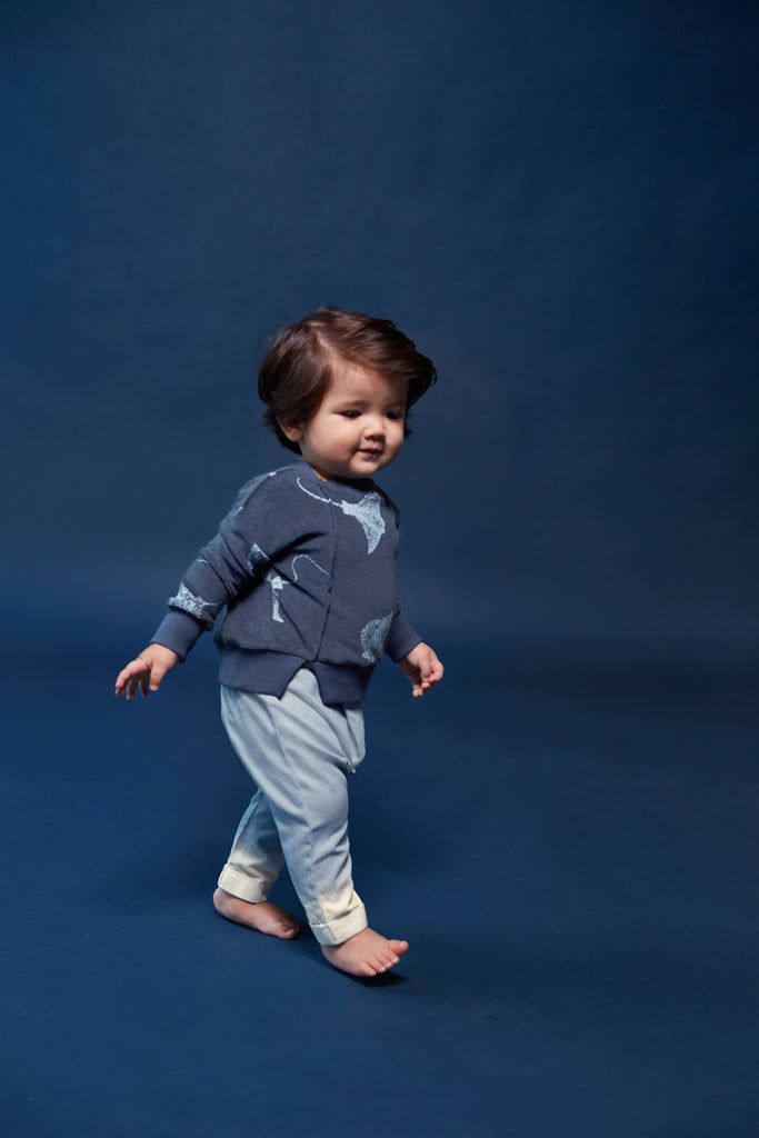 Baby Terry Sweatshirt | Navy OM595