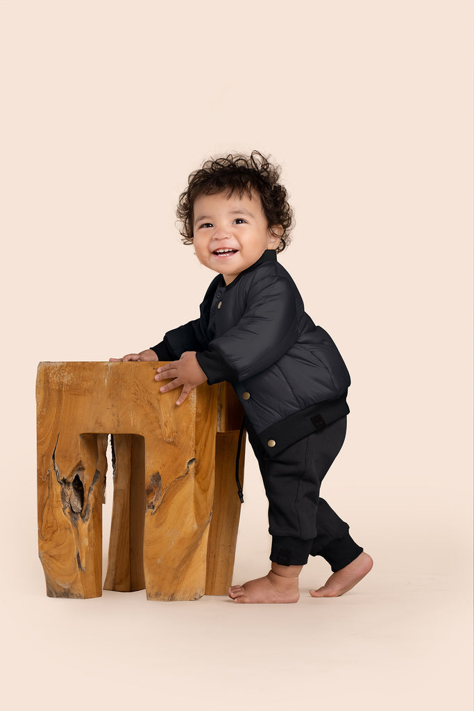Baby Terry Joggers l Black OM650A