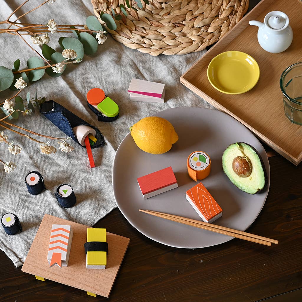 Wooden Sushi Party Set