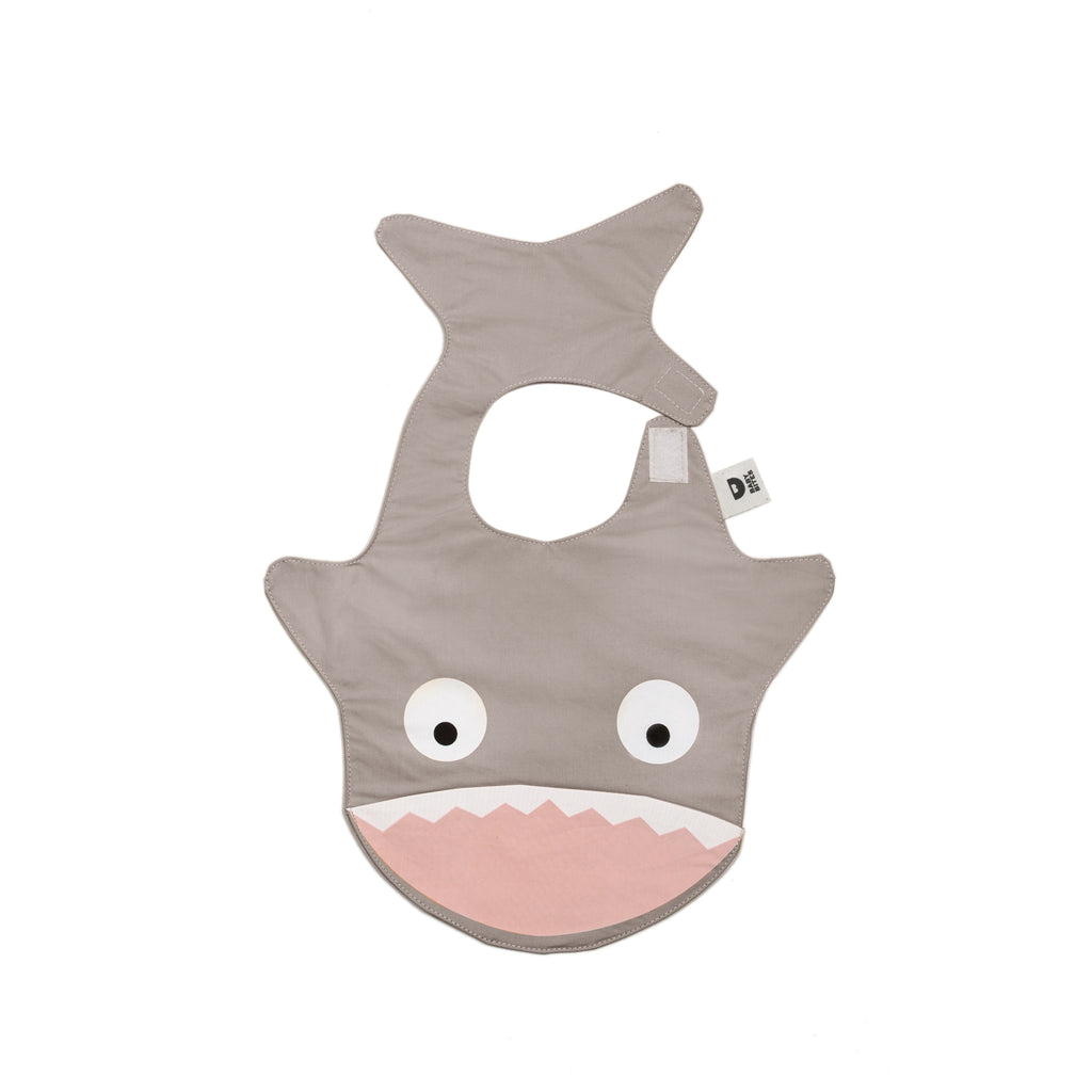 Impermeable Shark Bib | Stone Grey