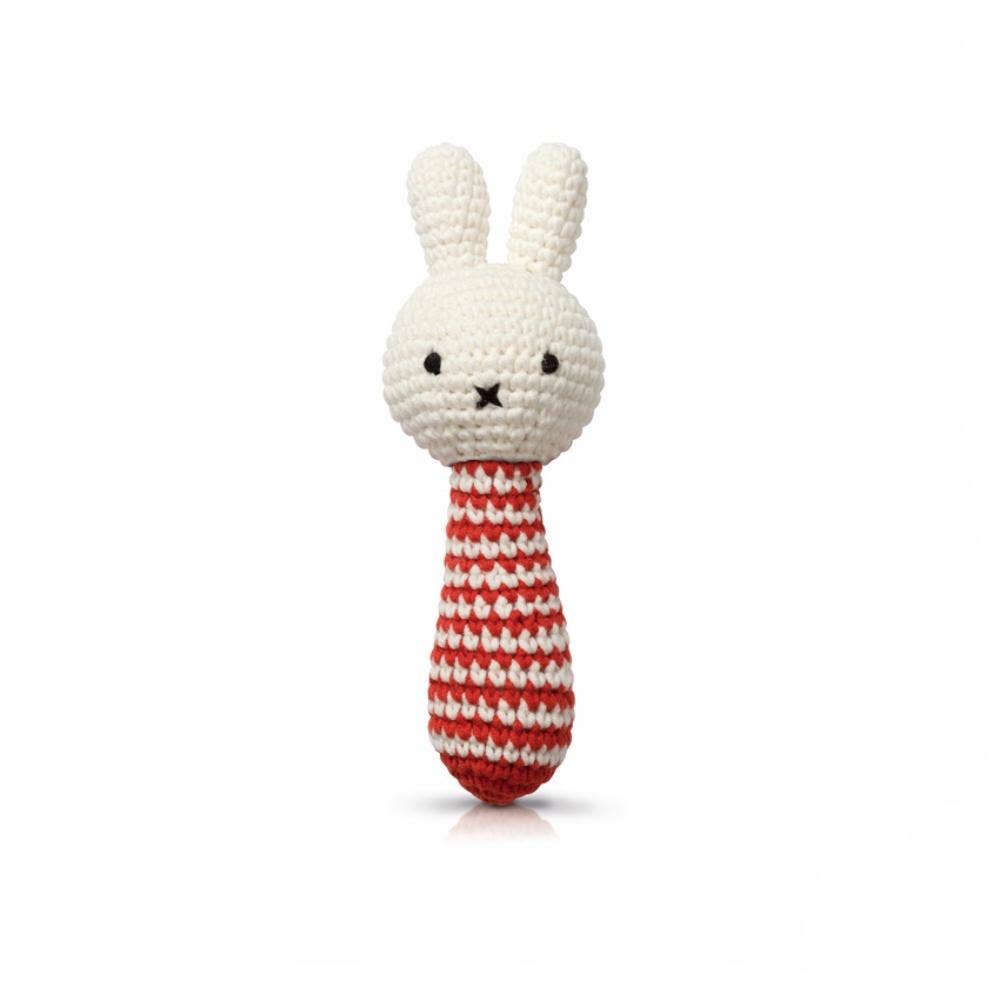 Miffy Baby Rattle: Red