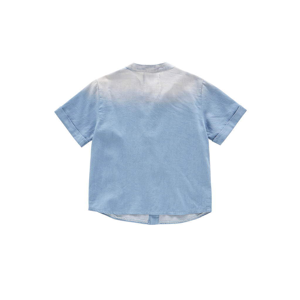 Denim Button Up Shirt | Light Blue OM588A