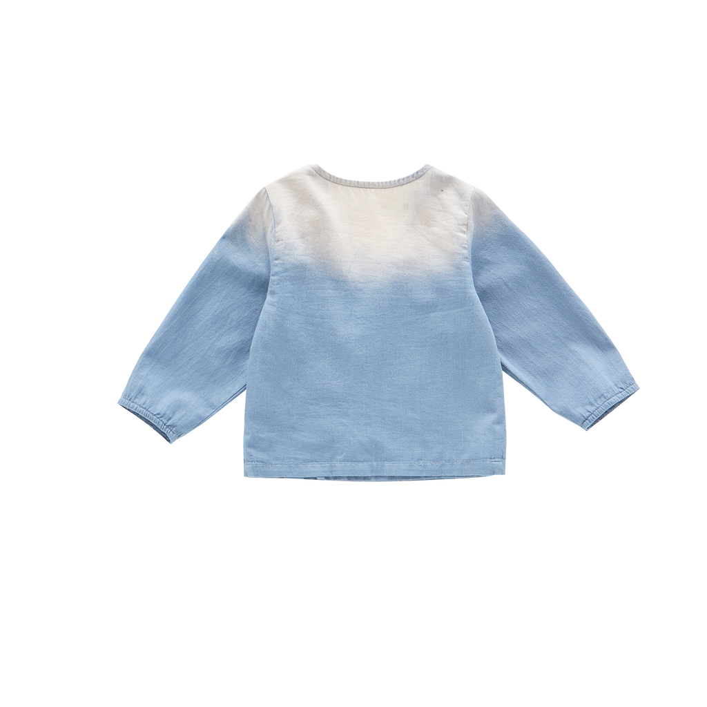 Baby Denim Kimono Cardigan |  Light Blue OM607