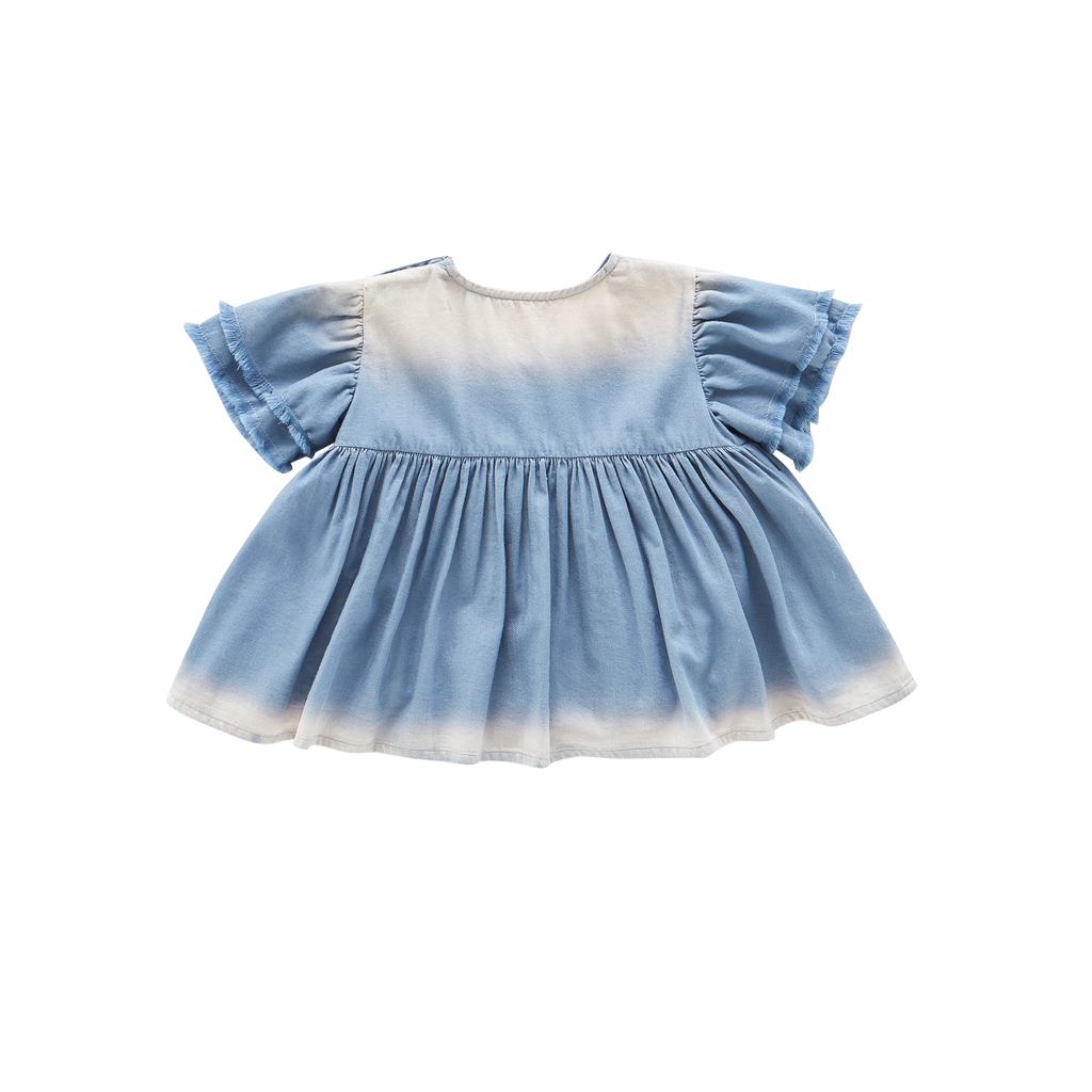 Baby Fit & Flare Dress | Blue OM597A