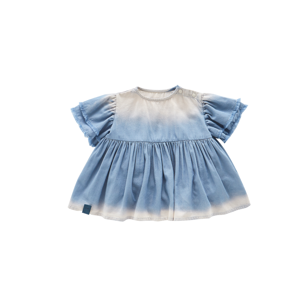 Baby Fit & Flare Dress | Blue OM597A