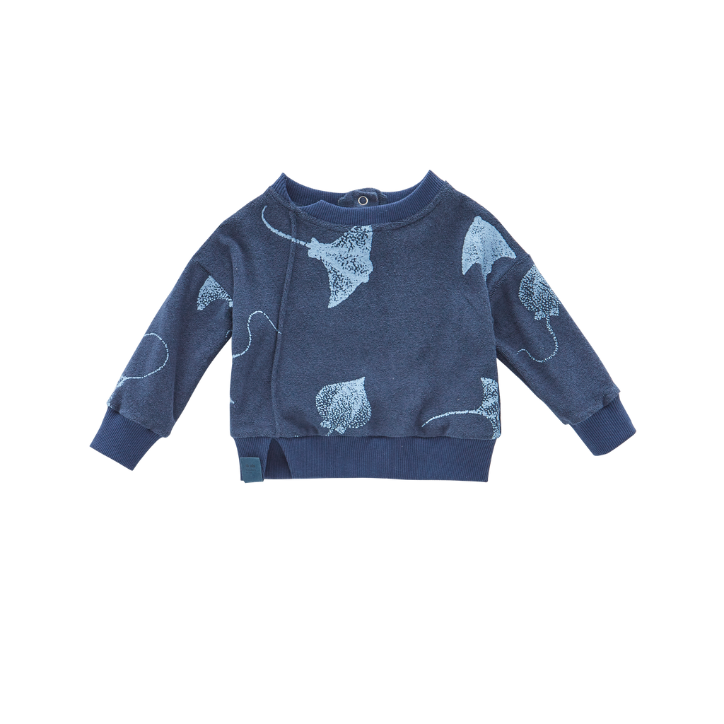 Baby Terry Sweatshirt | Navy OM595