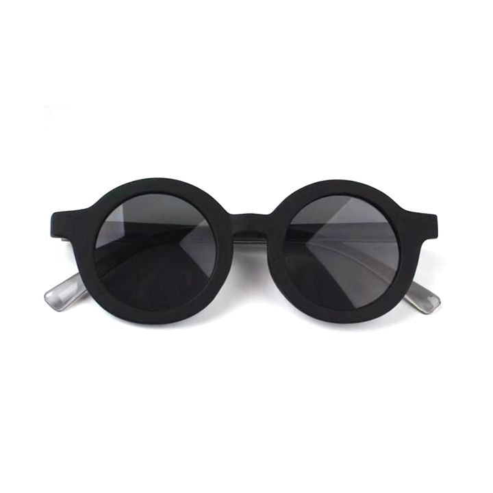 Kids Round Sunglasses | Black OM528