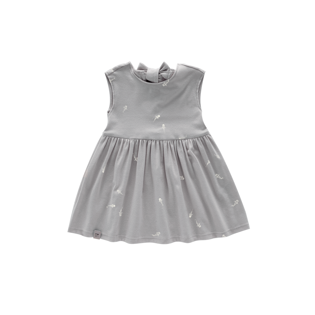 Fit & Flare Jersey Dress | Grey OM572B