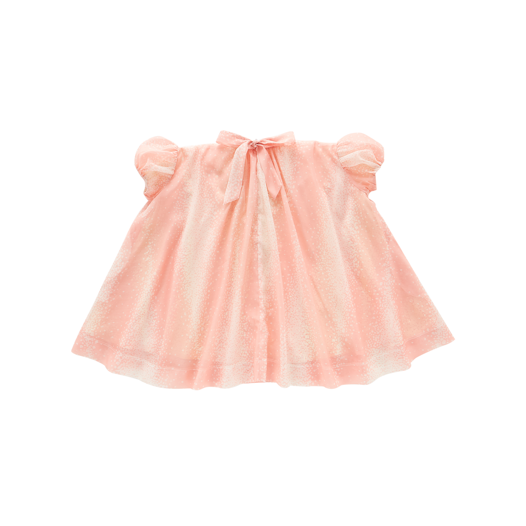 Tent Dress with Puff Sleeves | Pink OM578