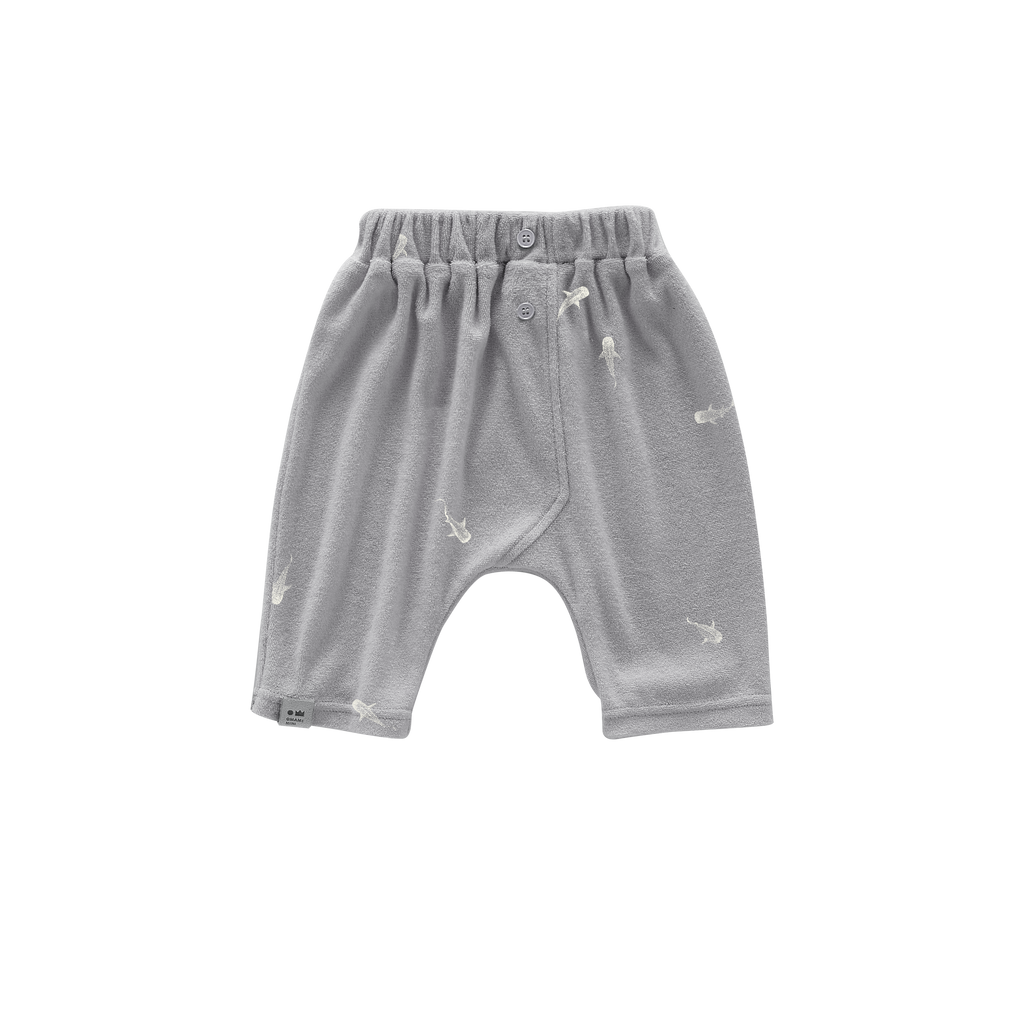 Baby Terry Harem Pants | Grey OM601