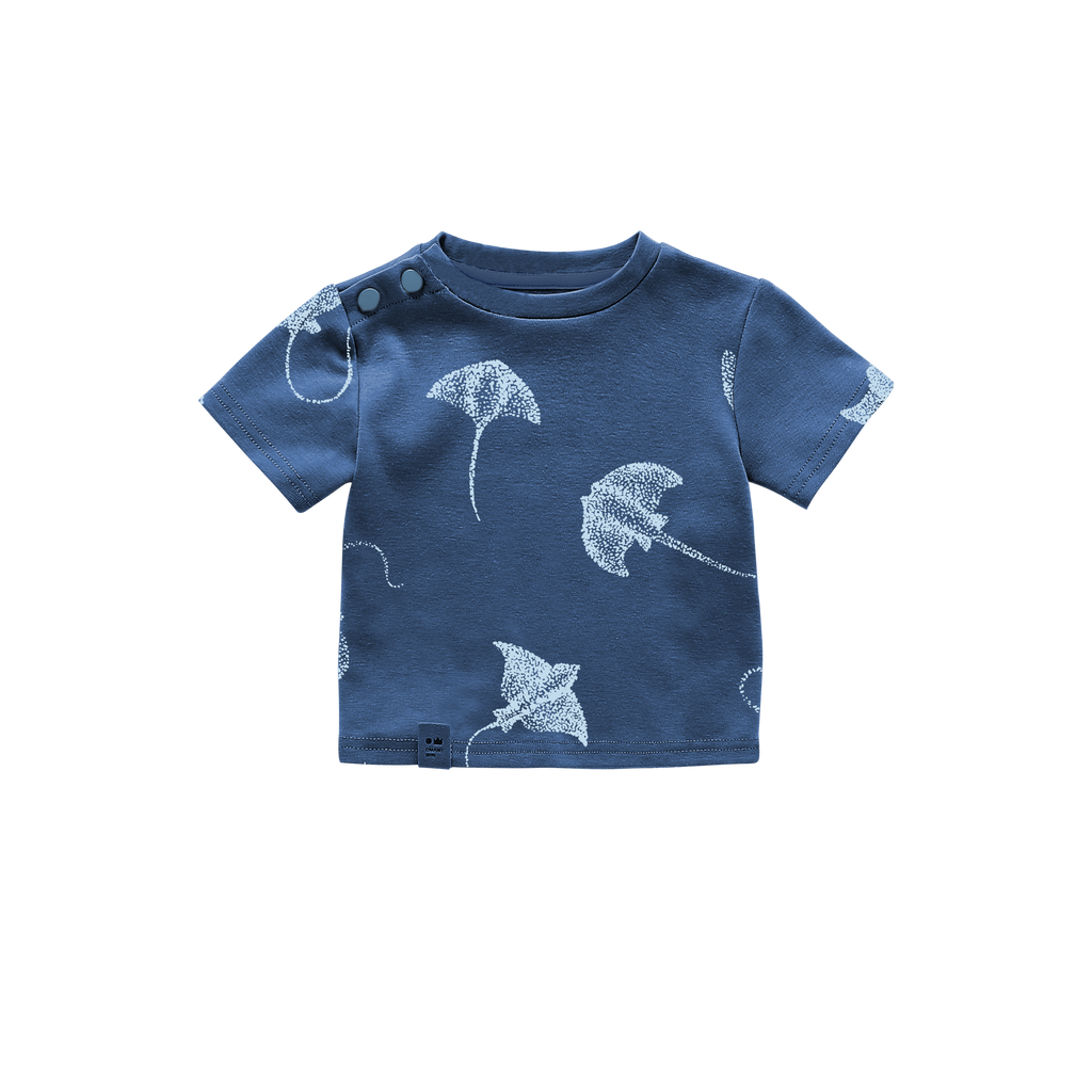 Baby Boxy T-Shirt | Navy OM604
