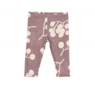 Baby Cropped Leggings with All-Over Print | Stone Berries | OM437