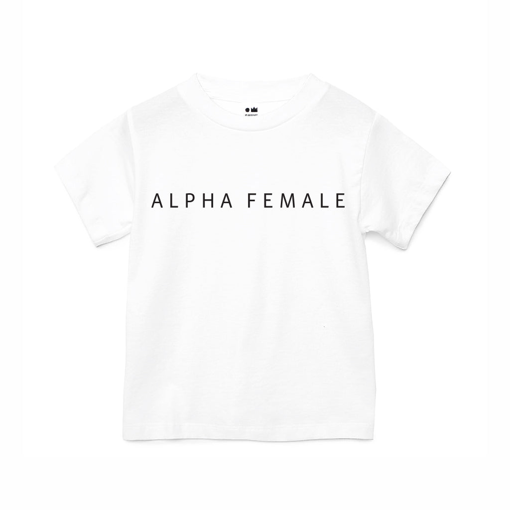 Girls Alpha Female T-shirt | White OM229G