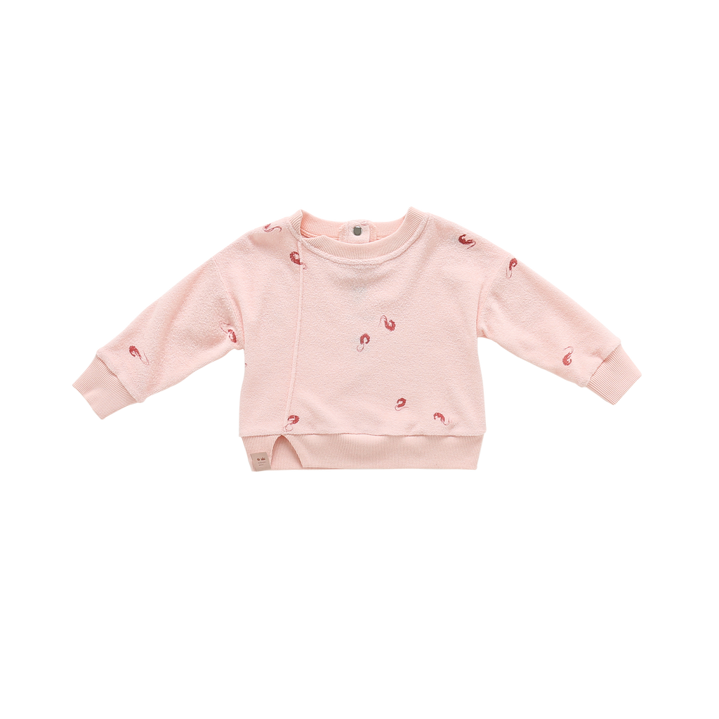 Baby Terry Sweatshirt | Pink OM595