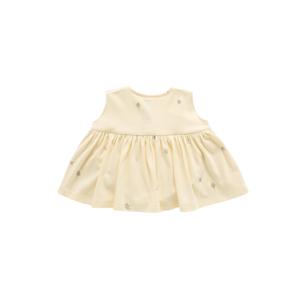 Baby Fit & Flare Dress | Cream OM597B