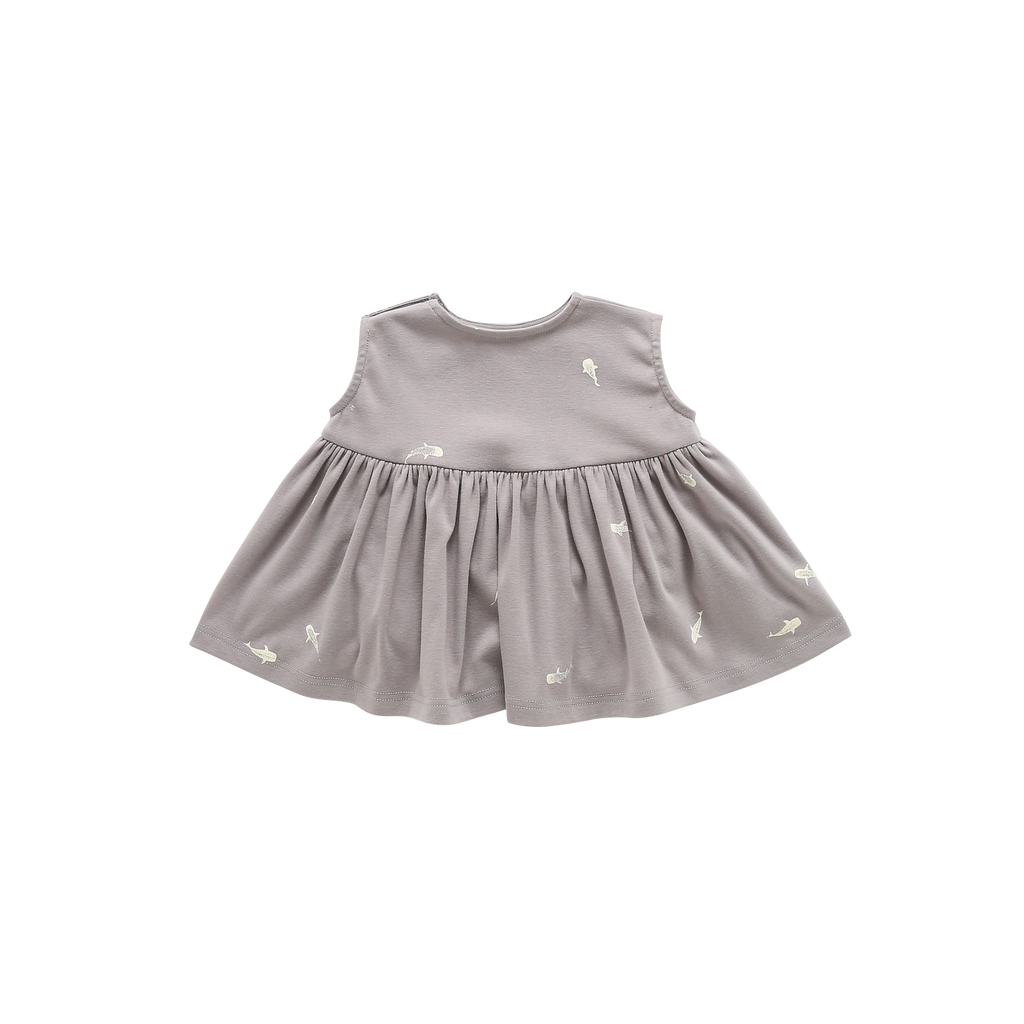 Baby Fit & Flare Dress | Grey OM597B