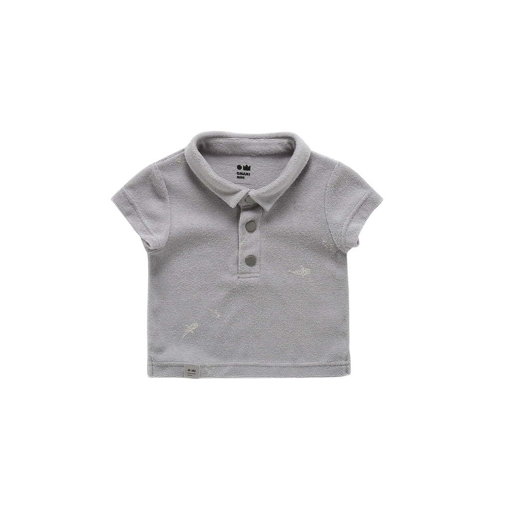 Baby Polo Shirt | Grey OM602