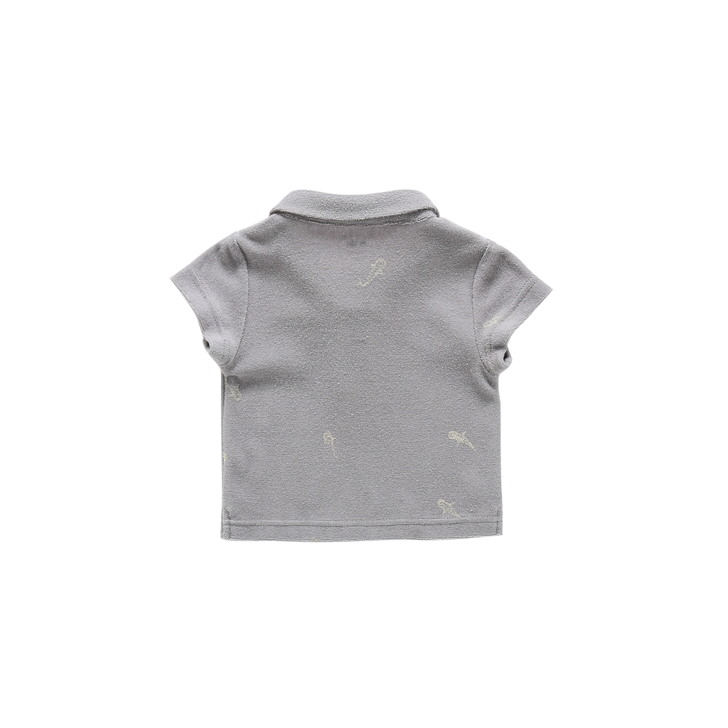 Baby Polo Shirt | Grey OM602