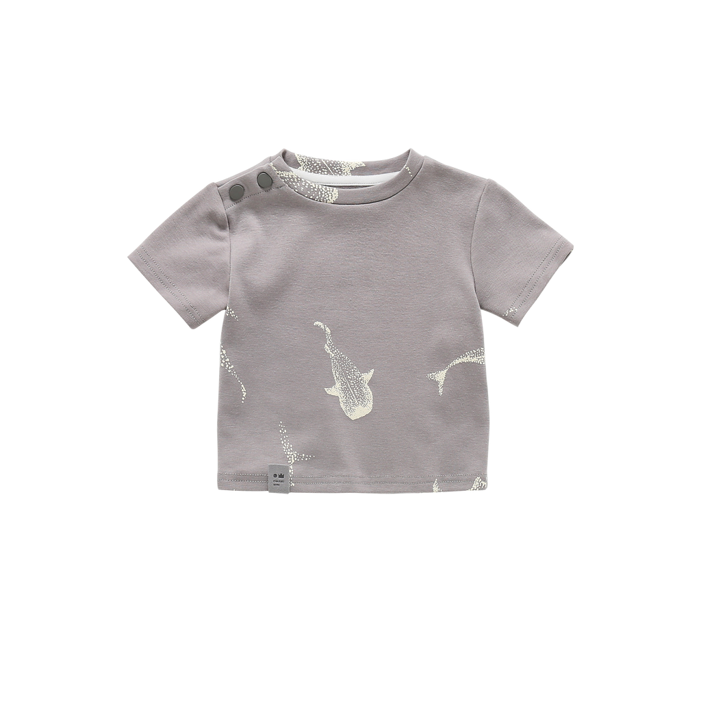 Baby Boxy T-Shirt | Grey OM604
