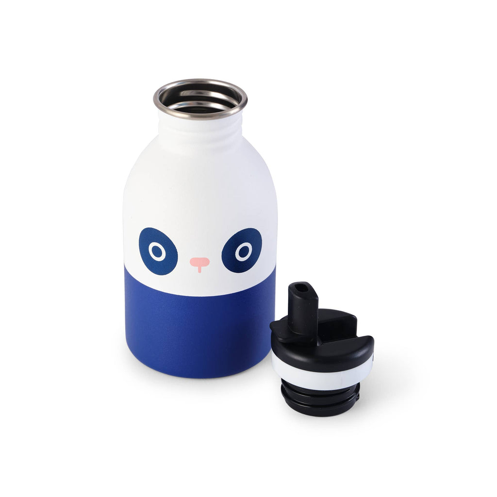 Stainless Steel Bottle - Ricebamboo I Blue and Icy white