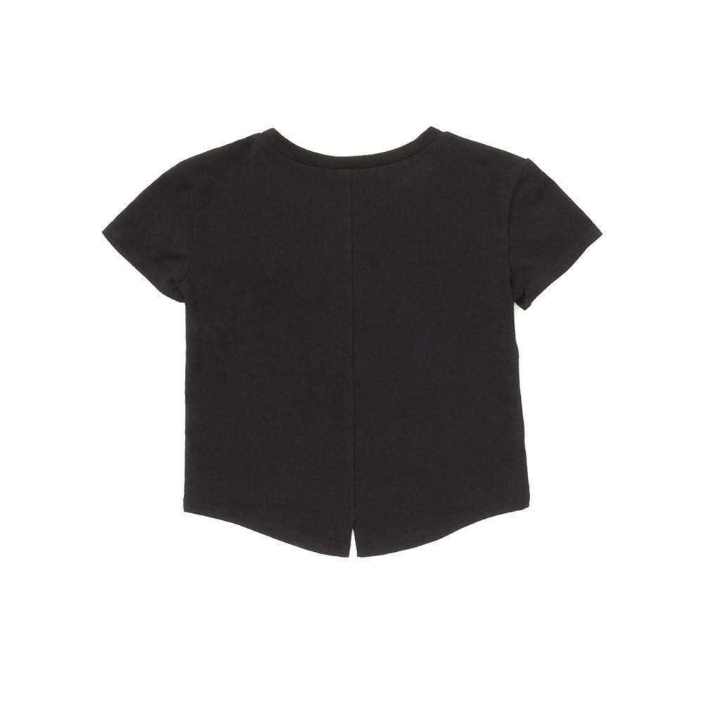 OMAMIMINI:Boys T-shirt with 'Present Perfect' Print | Black OM96